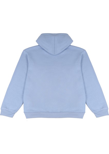 Mavi Oversize Kapüşonlu Sweatshirt fiyatları