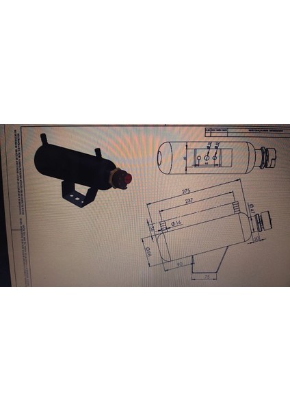 Jeneratör Blok Isıtıcı Tüp 20 cm DSC4608