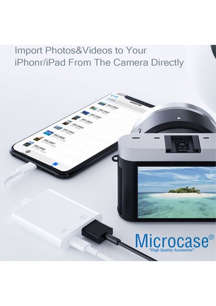 USB 3.0 Apple iPhone iPad Lightning Şarj ve Kamera Adaptörü - AL3187 fırsatları