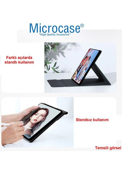 Galaxy Tab S7 SM-T870 10'' ile Uyumlu Sleeve Serisi Mıknatıs Kapak Standlı Kılıf-Siyah