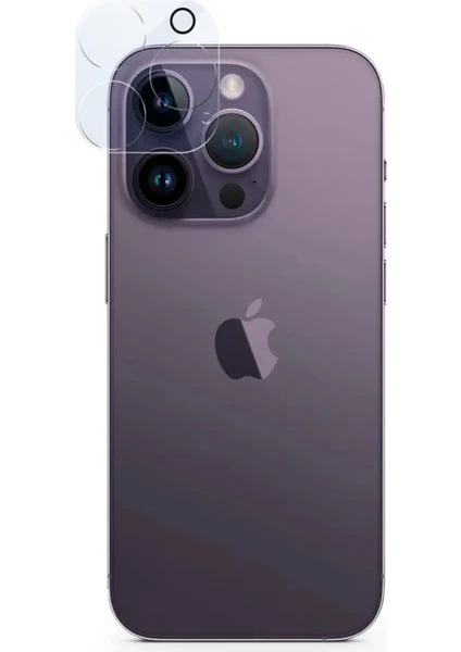 Caseart Apple iPhone 14 Pro Max Kamera Lensi Koruma Camı