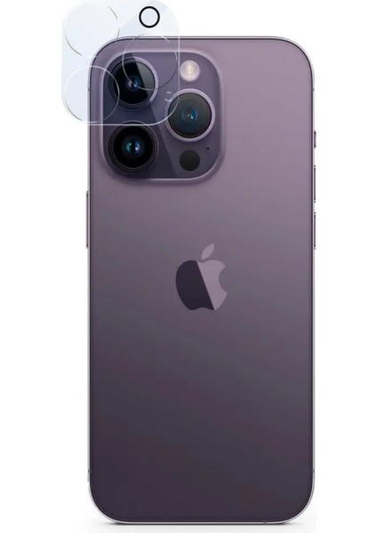 Caseart Apple iPhone 14 Pro Kamera Lensi Koruma Camı