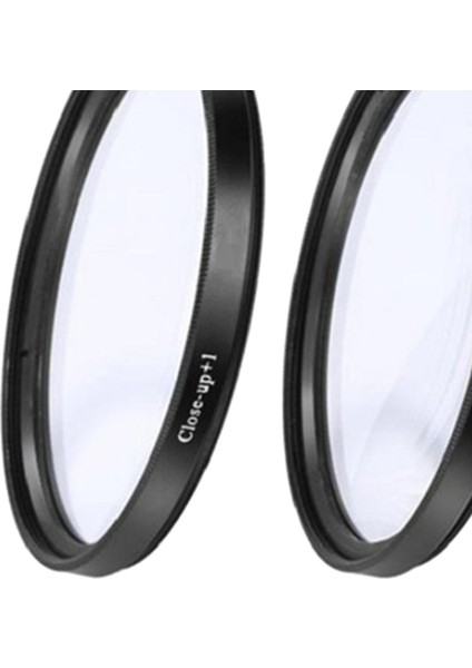 4 Parça Yakın Çekim Kiti +1 +2 +4 + 10 Lens Lens Kese ile Set 43 mm (Yurt Dışından)