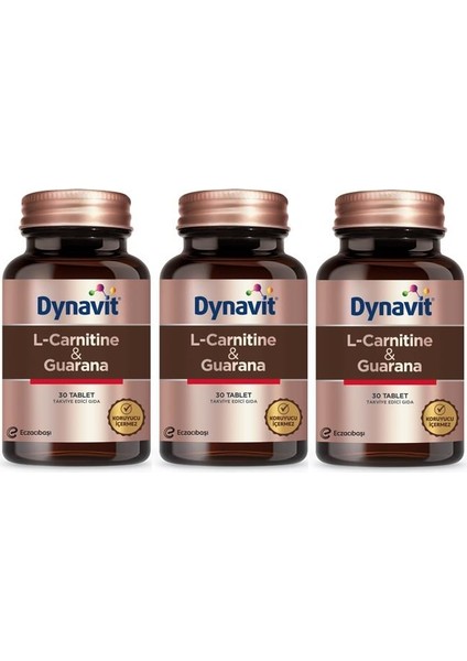 L-Carnitine & Guarana 30 Tablet 3 Adet