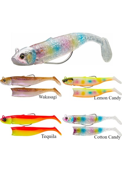Savage Minnow Wl 12.5cm 28G 2+1 Silikon Yem