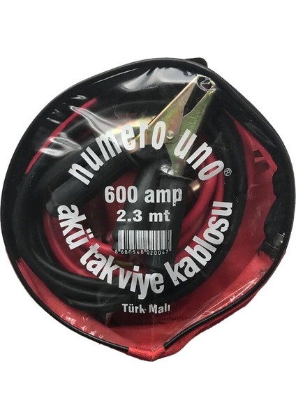 Akü Takviye Kablosu 600 Amper Çantalı