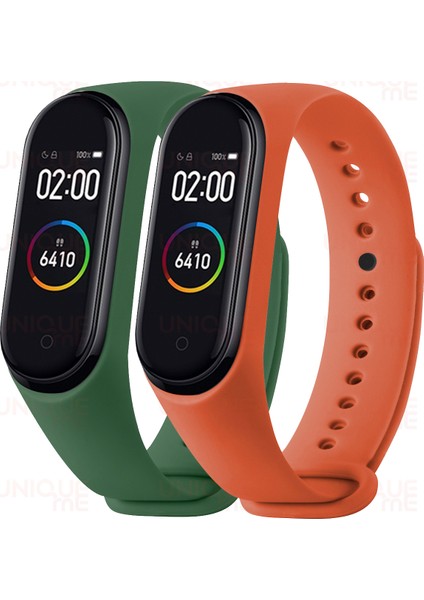 Xiaomi Mi Band 3 ve Mi Band 4 Uyumlu Yüksek Kalite Silikon Kordon