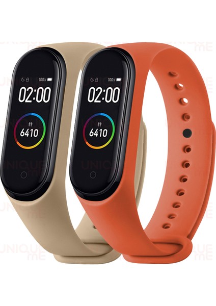 Xiaomi Mi Band 3 ve Mi Band 4 Uyumlu Yüksek Kalite Silikon Kordon