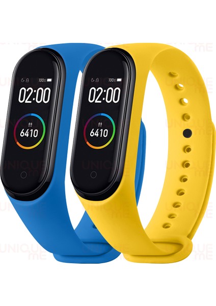 Xiaomi Mi Band 3 ve Mi Band 4 Uyumlu Yüksek Kalite Silikon Kordon