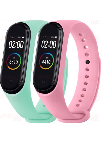 Xiaomi Mi Band 3 ve Mi Band 4 Uyumlu Yüksek Kalite Silikon Kordon