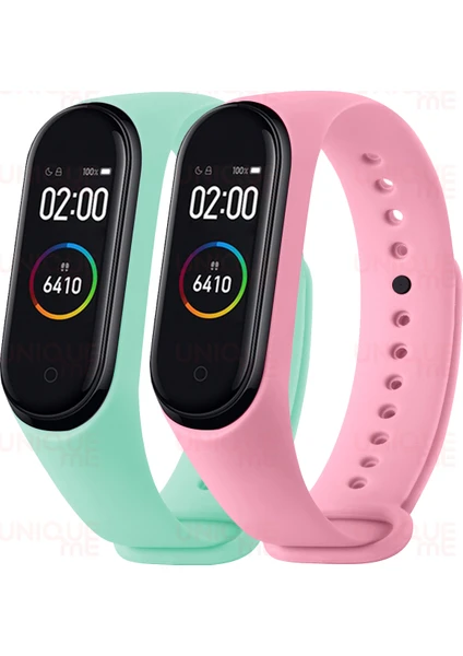 Xiaomi Mi Band 3 ve Mi Band 4 Uyumlu Yüksek Kalite Silikon Kordon