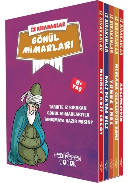 İz Bırakanlar: Gönül Mimarları Serisi (5 Kitap Takım) - Eda Bayrak