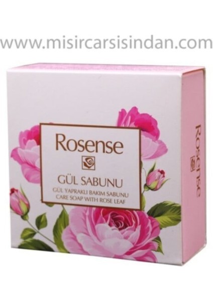 Gül Yapraklı Kare Sabun 100 Gr
