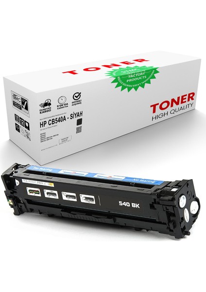 Hp CB540A Siyah Muadil Toner /WB/125A/CP1510/CP1215/CP1515/CM131