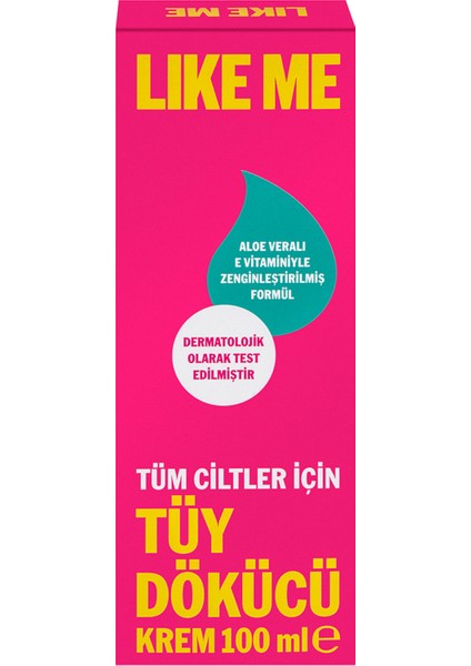 Tüm Ciltler Için Tüy Dökücü Krem 100 Ml