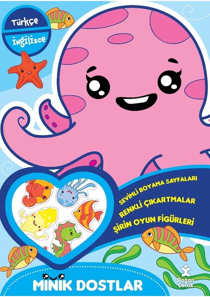 Minik Dostlar Deniz Altında Boyama Kitabı