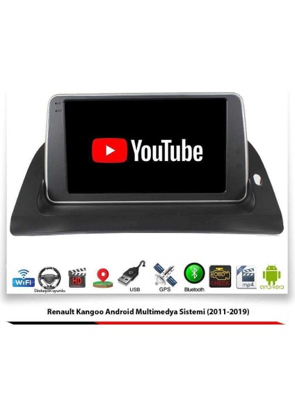 Renault Kangoo Android Multimedya Sistemi (2011-2019) 4 GB Ram 32 GB Hafıza 8 Çekirdek Necvox Evervox Brc modelleri