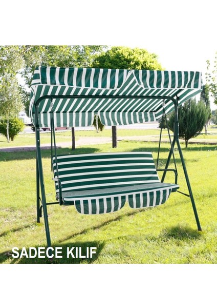 Salıncak Minder Takımı(Süngerli)2 Kişilik Salıncak Minder Tente-Yeşil Beyaz modelleri