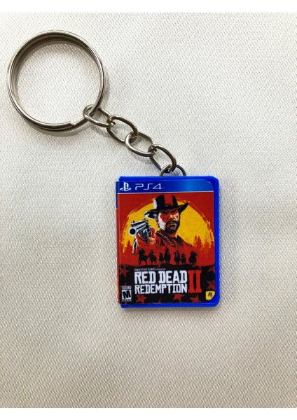 Read Dead Redemption 2 Minyatür Ps4 Oyun Kutusu Anahtarlık