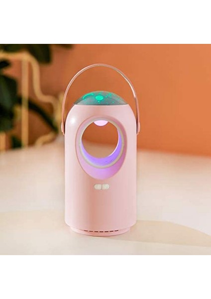 Yıldızlı Gökyüzü LED Lambası Uv Elektrik Tuzağı Anti Böcek Katil Pembe (Yurt Dışından)