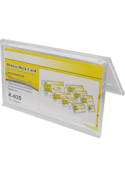 Masaüstü Isim Reklam Standı 18X10CM