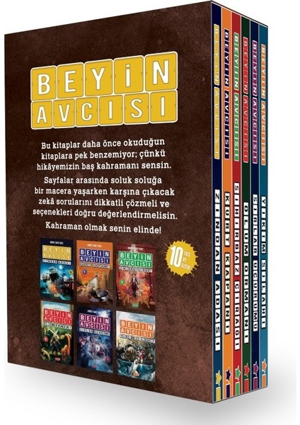 Beyin Avcısı Kutulu Set (6 Kitap Takım) - Ahmet Baki Yerli