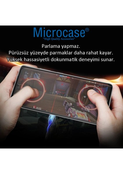 iPhone 14 Pro Max Tam Kaplayan Çerçeveli Mat Cam Koruma - AL3124