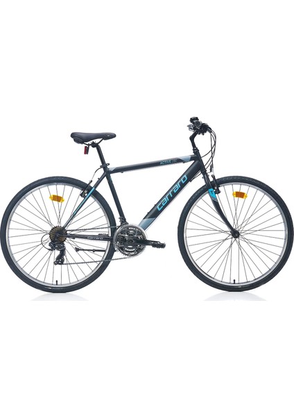 Active 280 28 Jant 21 Vites 49 cm V-Fren Şehir Bisikleti- Mat Siyah - Koyu Gri - Mavi