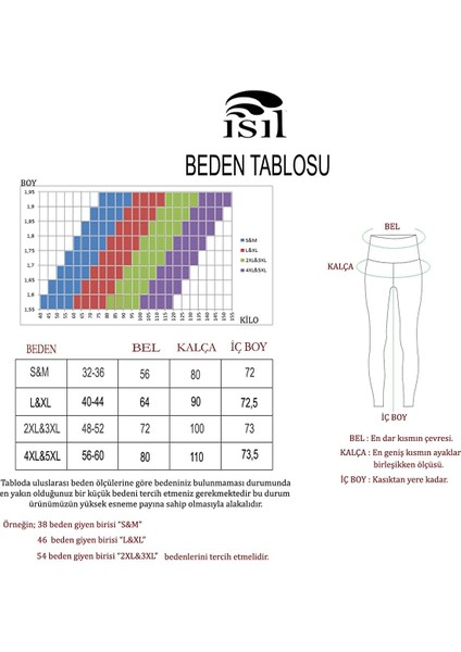 Isıl Termal Unisex Kışlık Içi Polarlı Termal Takım