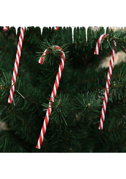 6 Pc / Paket Noel Dekorasyonları Noel Şeker Kamışı Noel Ağacı Süsleri(Yurt Dışından) fiyatları