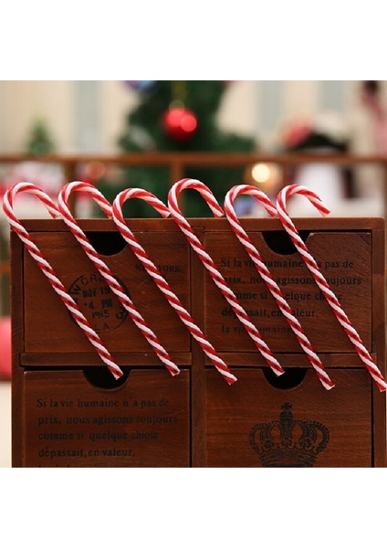 6 Pc / Paket Noel Dekorasyonları Noel Şeker Kamışı Noel Ağacı Süsleri(Yurt Dışından) modelleri