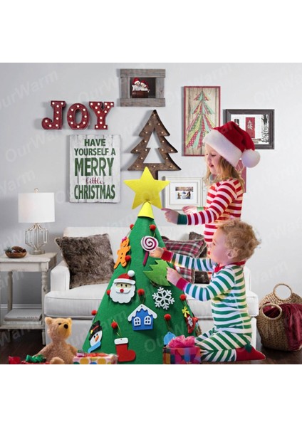 3D Dıy Kıta Toddler Noel Ağacı(Yurt Dışından)