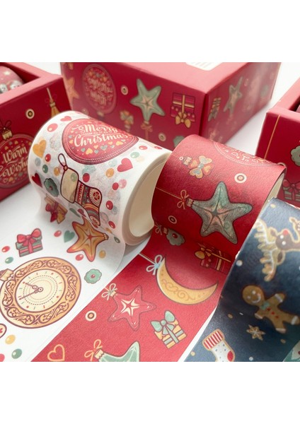 2 Set Kutulu Noel Cep Bandı Dekorasyon Malzemesi (Yurt Dışından)