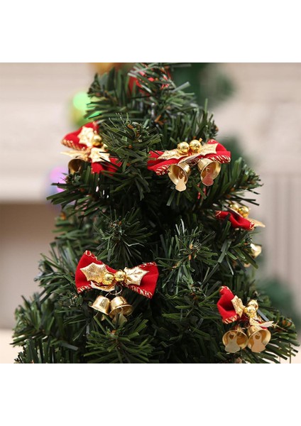2 Adet Mini Sevimli Yay Noel Ağacı Dekorasyon Kolye (Akın)(Yurt Dışından)