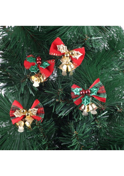 2 Adet Mini Sevimli Yay Noel Ağacı Dekorasyon Kolye (Akın)(Yurt Dışından)