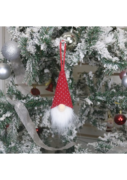 7 Adet Noel Dekorasyonları Yüzü Olmayan Bebek Kolye (Yurt Dışından)
