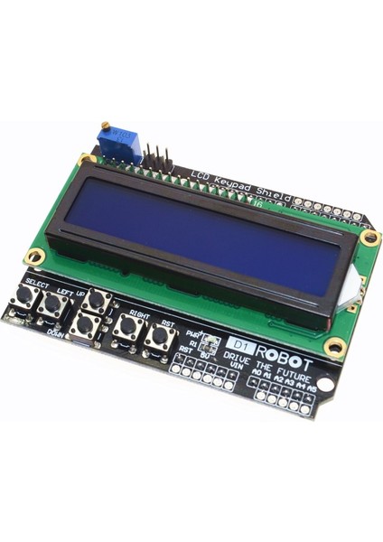 Roba Arduino Shield 2X16 Karakter LCD Modül 6 Buton Keypad Tuş Takımı