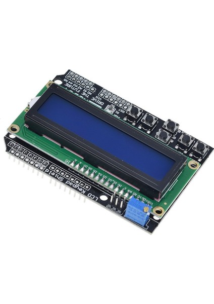 Roba Arduino Shield 2X16 Karakter LCD Modül 6 Buton Keypad Tuş Takımı