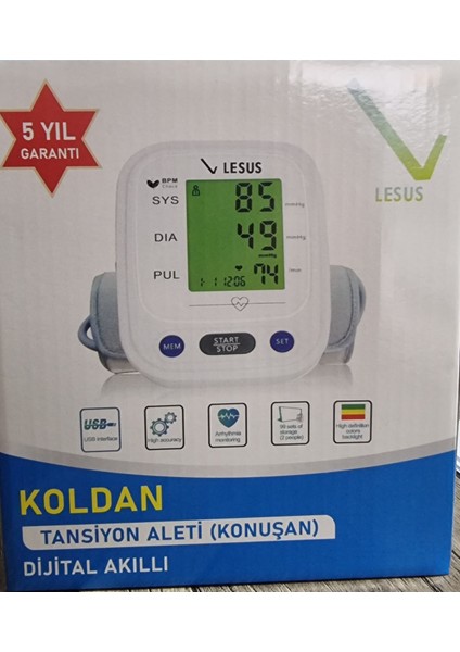Koldan Otomatik Konuşan Tansiyon Aleti