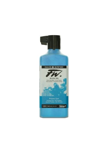 Fw Acrylic Ink NO:120 180ML Process Cyan
