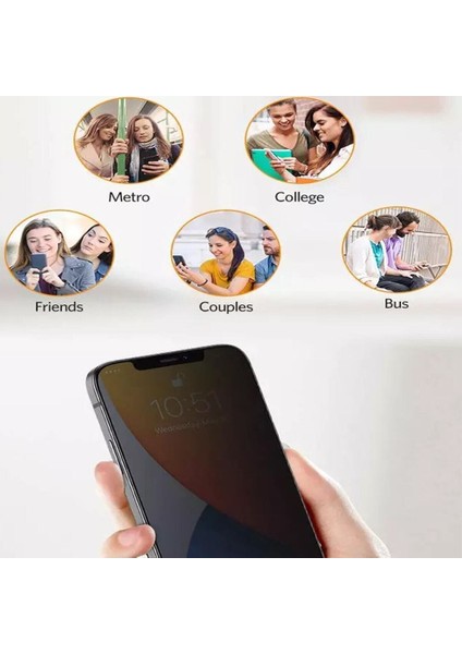 Galaxy A13 ile Uyumlu Nano Privacy Esnek Hayalet Ekran Cam Koruyucu