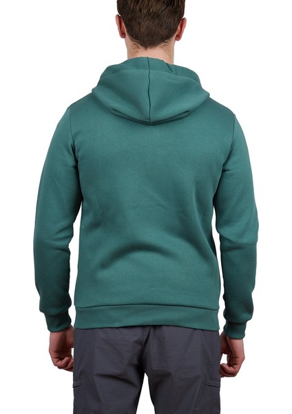 Covert Tam Fermuarlı Erkek Sweatshirt 3xl Beden Nefti
