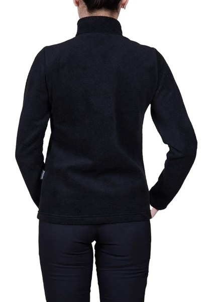 High Hill Kadın Polar Sweatshirt L Beden Siyah