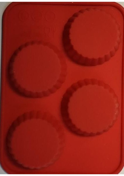 Silikon Kek Kalıbı Mini 6 Lı Tartolet