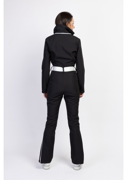 Sd Beyaz Fermuarlı Siyah Kayak Tulumu fırsatları