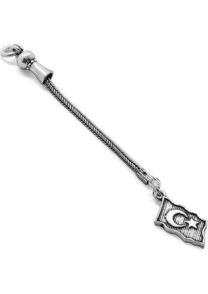 Bayrak Tasarım 925 Ayar Gümüş Püskül