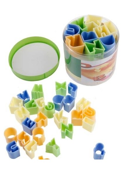 Alfabe Plastik Renkli