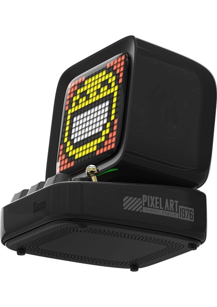 Ditoo Pro Piksel Ekranlı Siyah Bluetooth Hoparlör