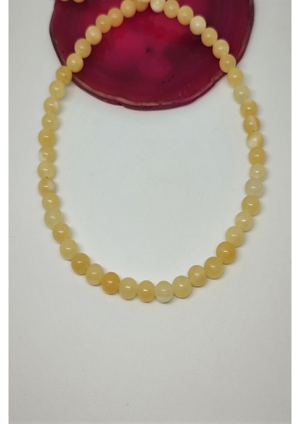 6 mm Kalsit Doğaltaş Kolye fiyatları