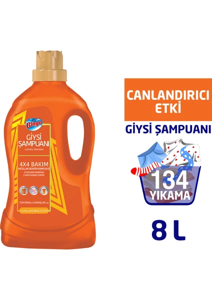 Giysi Şampuanı Canlandırıcı Etki  4L 2'li